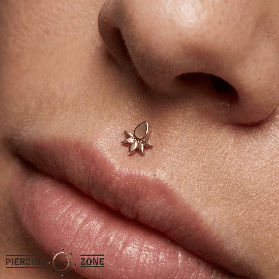 Lavish – Teardrop Silhouette – 14K Gold Threadless End - piercing - zone.com