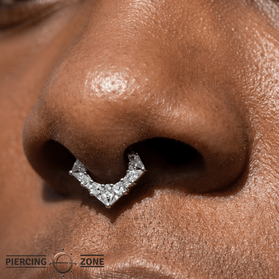 Legacy – CZ Sparkle – 14K Gold Clicker Ring - piercing - zone.com