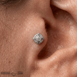 Leo – 14K Gold Threadless/Threaded End - piercing - zone.com