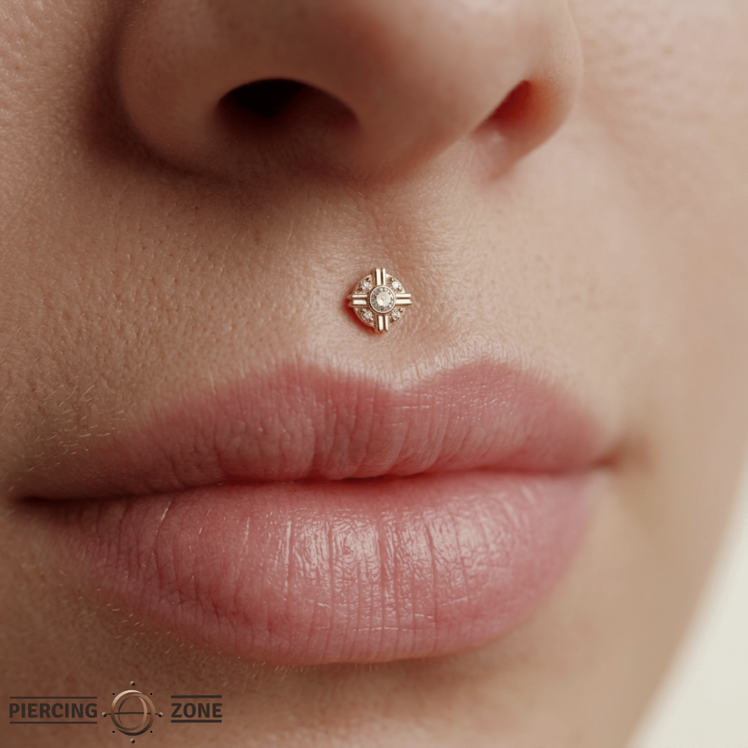Leo – 14K Gold Threadless/Threaded End - piercing - zone.com