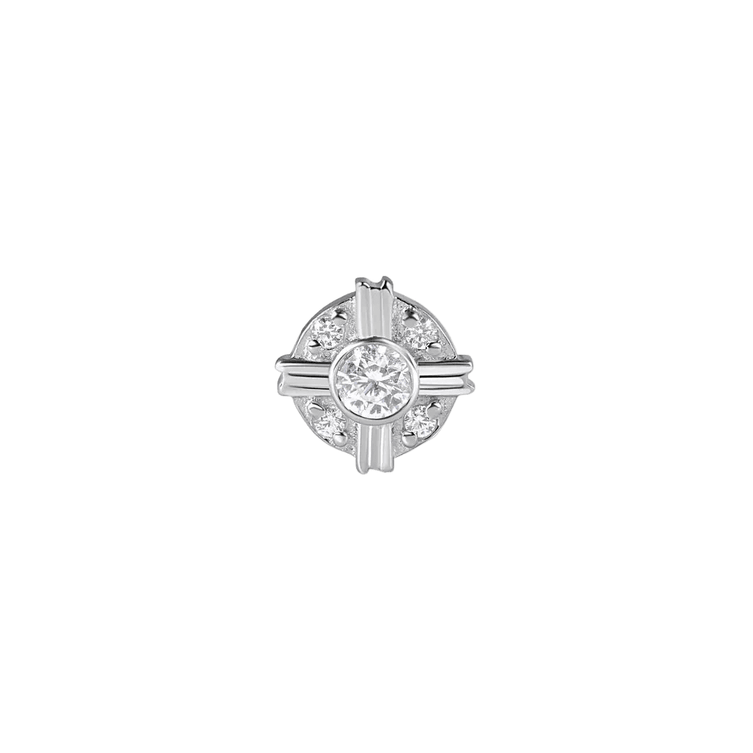Leo – 14K Gold Threadless/Threaded End - piercing - zone.com