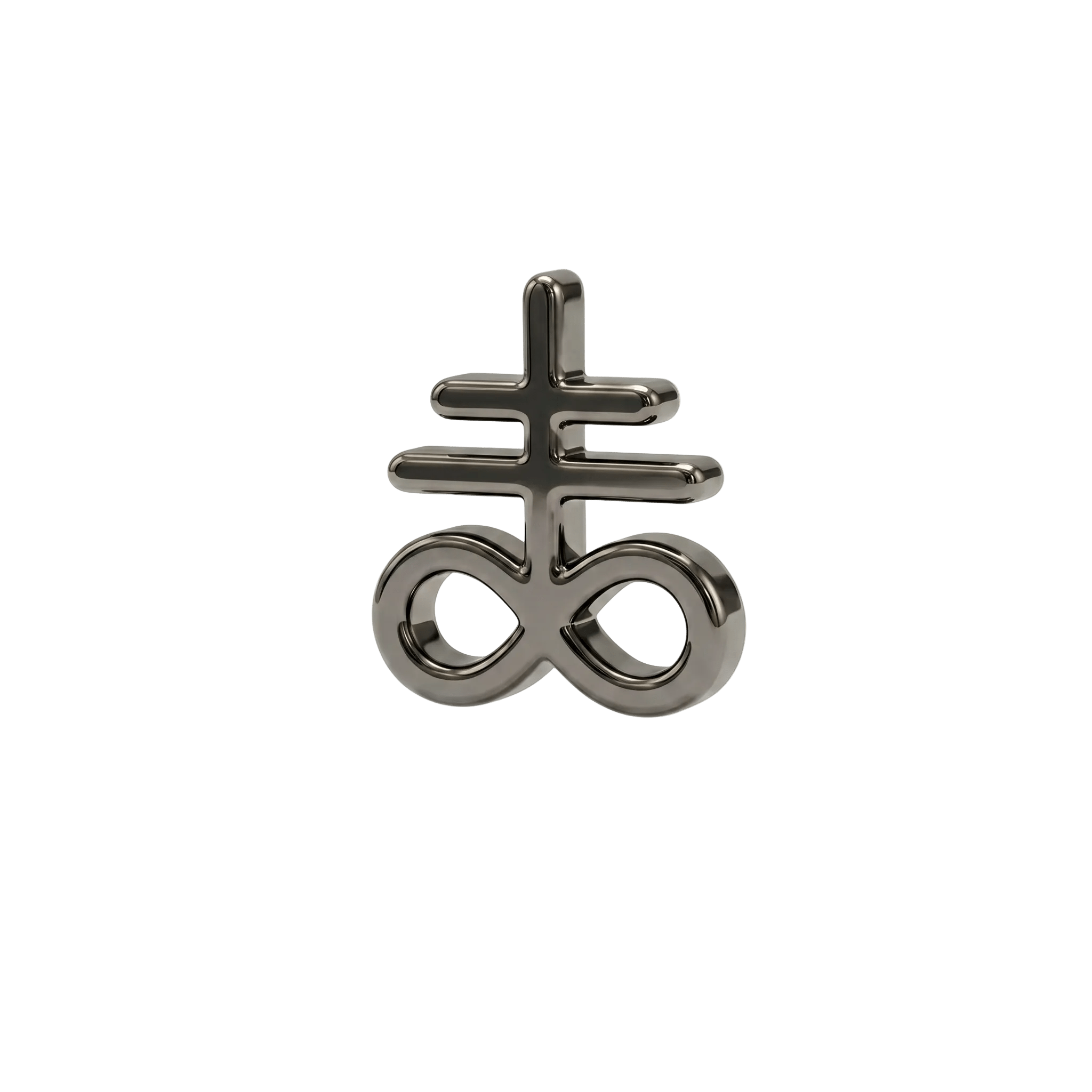 Leviathan Cross – 14K Gold Threadless/Threaded End - piercing - zone.com