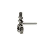 Leviathan Cross – 14K Gold Threadless/Threaded End - piercing - zone.com