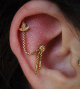 Goldleaf – 14K Gold Threadless End