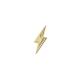 Lightning Bolt 2 - 18K Gold Threadless/Threaded End - piercing-zone.com