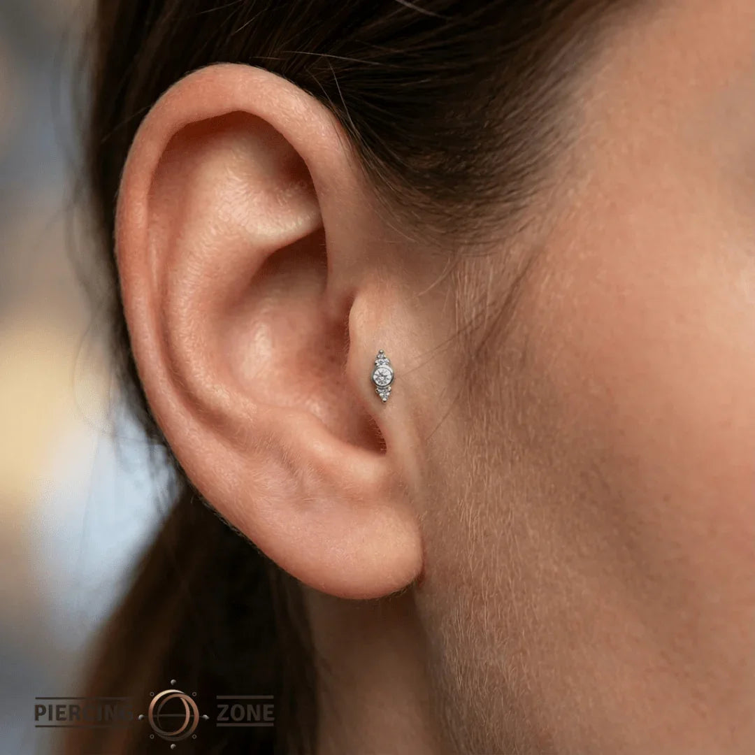 Lily – 14K/18K Gold Threadless End - piercing - zone.com