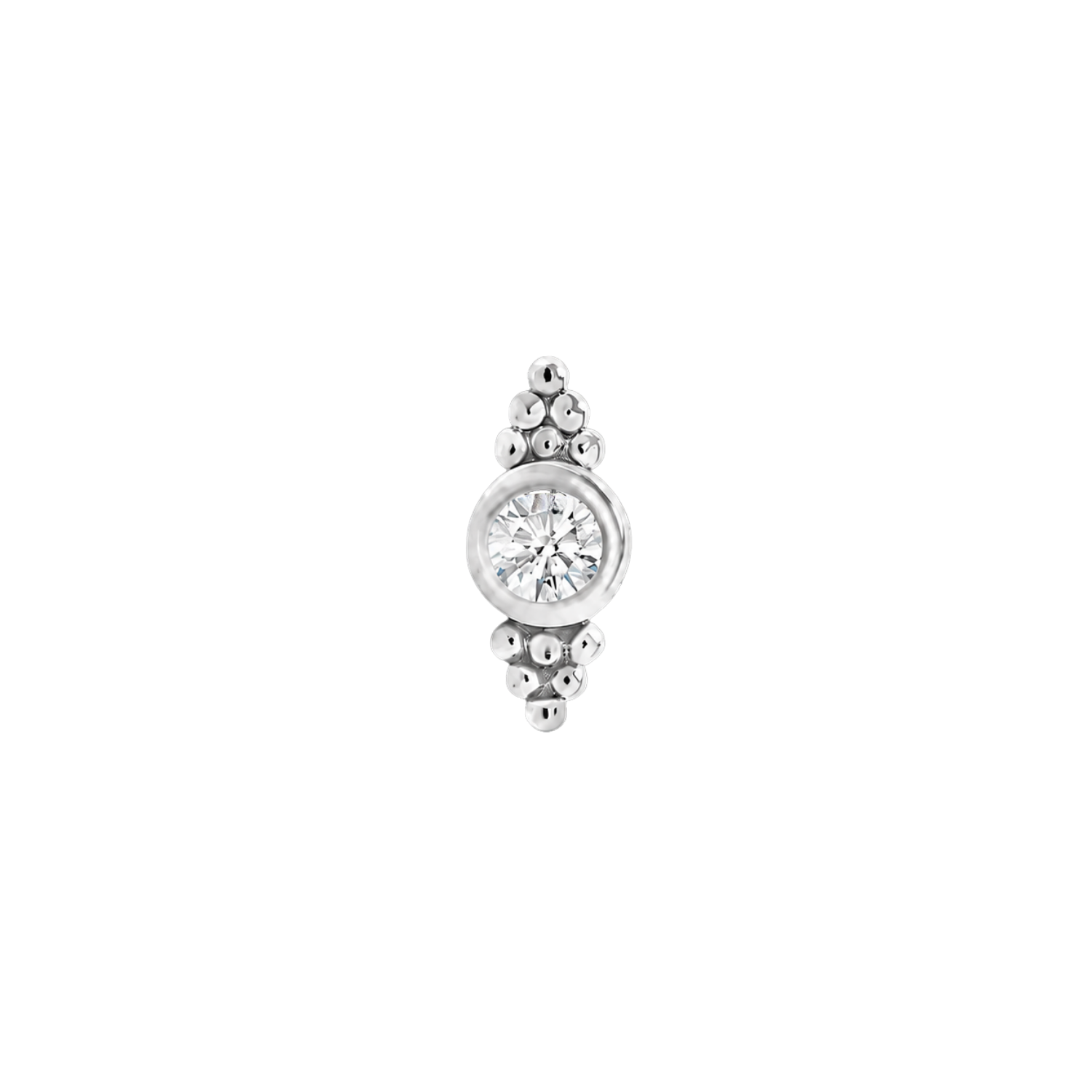 Lily – 14K Gold Threadless/Threaded End