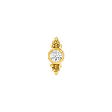 Lily – 14K Gold Threadless/Threaded End