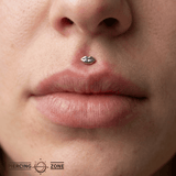 Lips – 14K Gold Threadless/Threaded End - piercing - zone.com