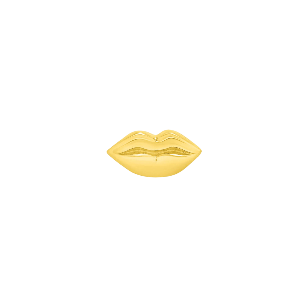 Lips – 14K/18K Gold Threadless End - piercing - zone.com