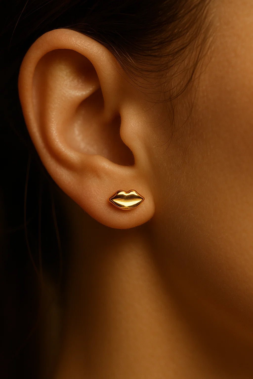 Lips – 14K/18K Gold Threadless End - piercing - zone.com