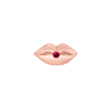 Lips with Gems – 14K Gold Threadless/Threaded End - piercing-zone.com
