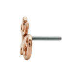 Lizard – 14K Gold Threadless/Threaded End - piercing - zone.com