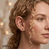 Lizard – 14K Gold Threadless/Threaded End - piercing - zone.com