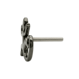 Lizard – 14K Gold Threadless/Threaded End - piercing - zone.com