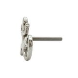 Lizard – 14K Gold Threadless/Threaded End - piercing - zone.com