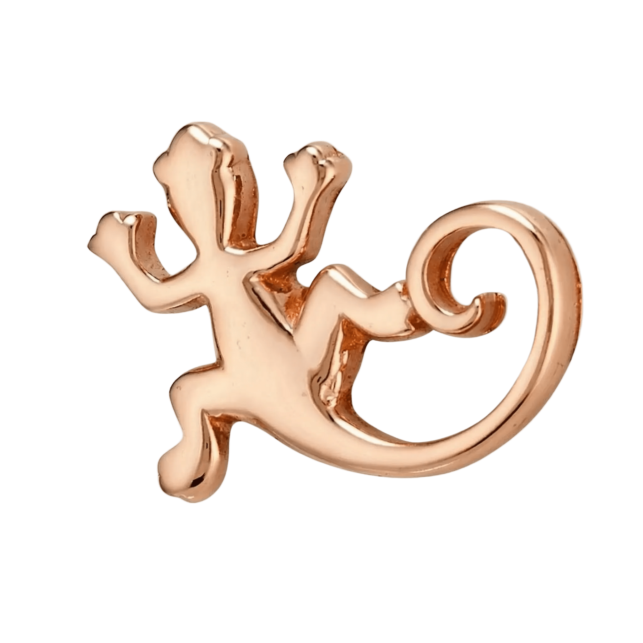 Lizard – 14K Gold Threadless/Threaded End - piercing - zone.com