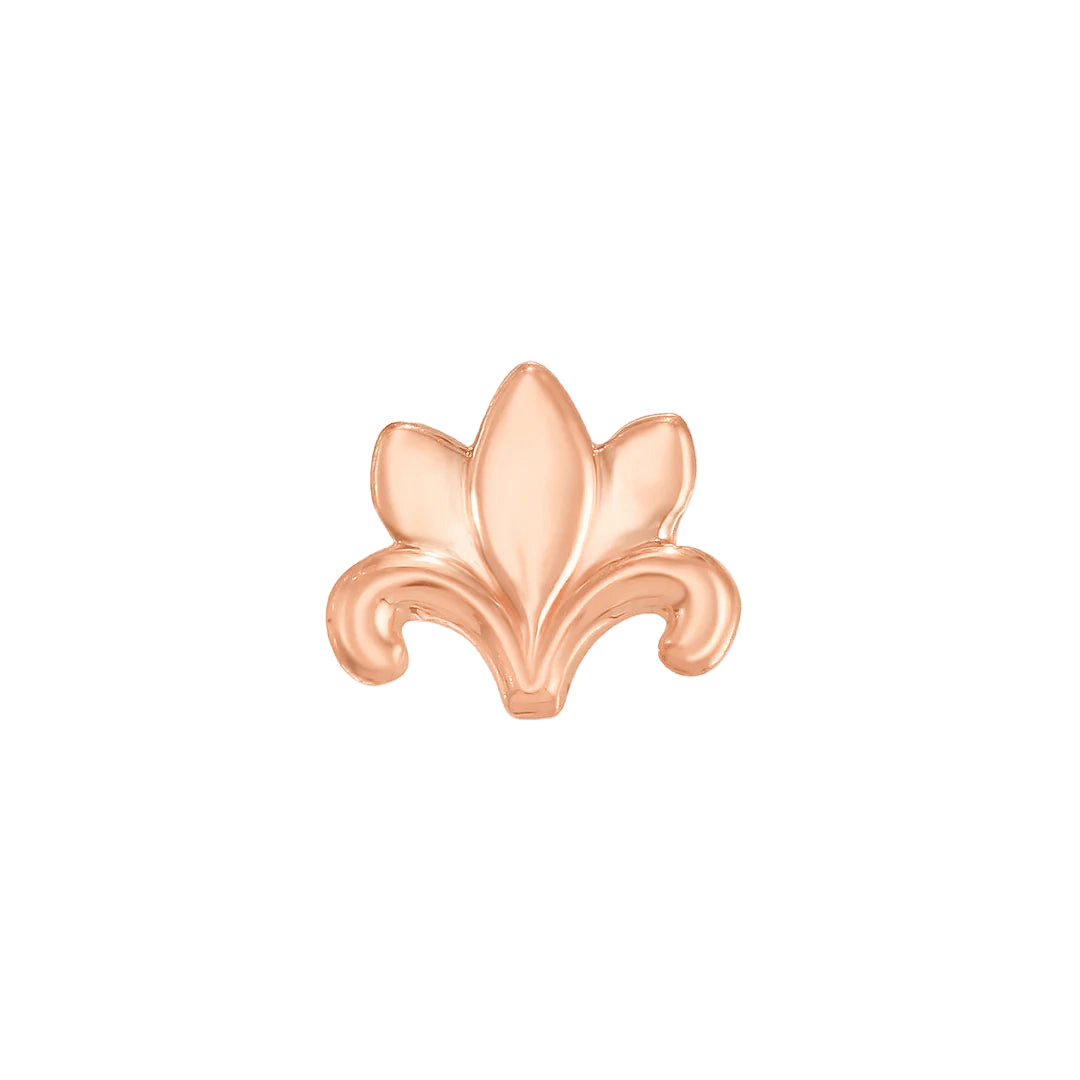 Lotus – 14K Gold Threadless End - piercing - zone.com