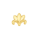 Lotus – 14K Gold Threadless End - piercing - zone.com