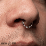 Love Is Love – CZ Harmony – 14K Gold Clicker Ring - piercing - zone.com