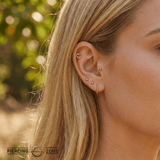 Love Symbol – 14K Gold Threadless/Threaded End - piercing - zone.com