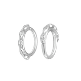 Lulu Seamless Ring – 14K Gold Micro - Gem Cup & Divot Design - piercing - zone.com