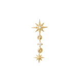 Lumina - 14K Gold Gem Threadless End - piercing - zone.com