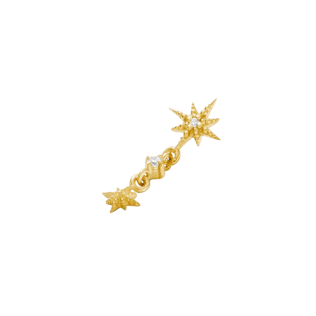 Lumina - 14K Gold Gem Threadless End - piercing - zone.com
