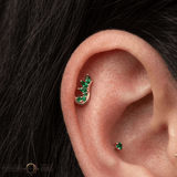 Lupine – 14K Gold Threadless/Threaded End - piercing - zone.com
