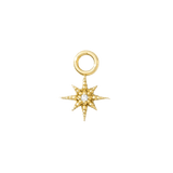 Lustre Charm - 14K Gold Gem Charm - piercing - zone.com