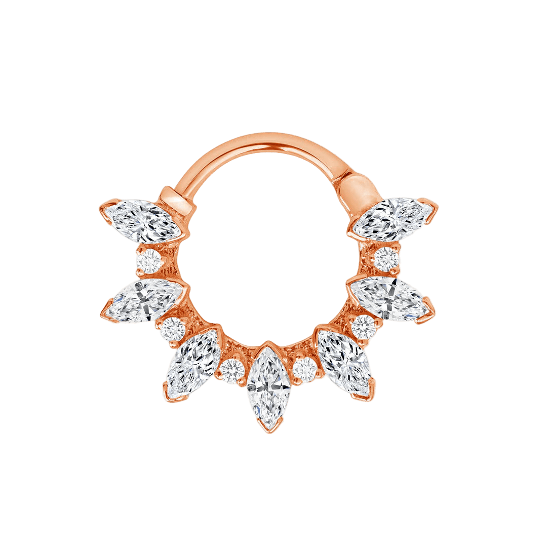 Luxor Clicker – 14K & 18K Gold - piercing - zone.com