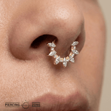 Luxor Clicker – 14K & 18K Gold - piercing - zone.com