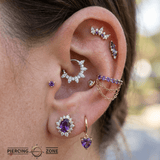 Luxor Clicker – 14K & 18K Gold - piercing - zone.com