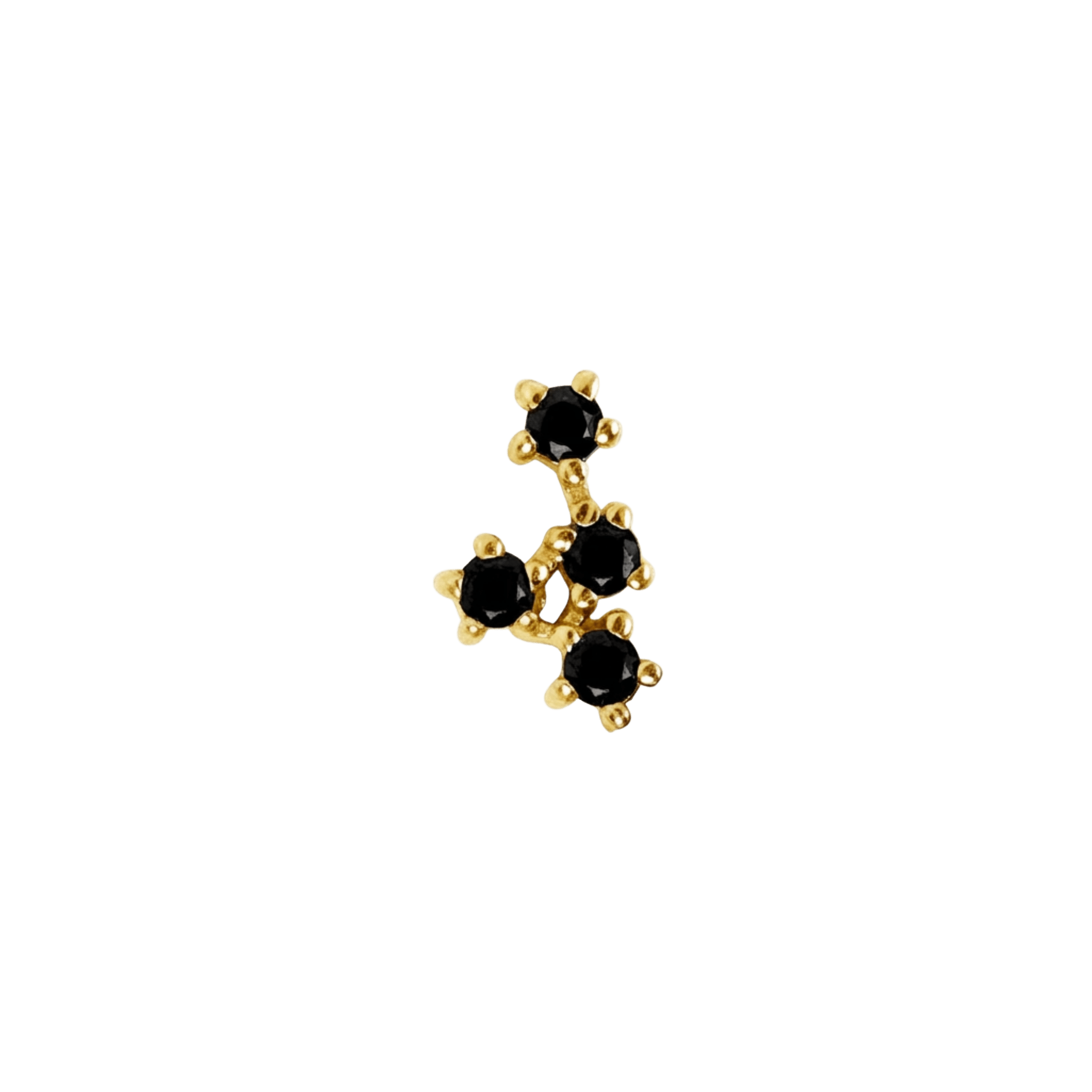 Lyra – 14K Gold Threadless/Threaded End - piercing-zone.com