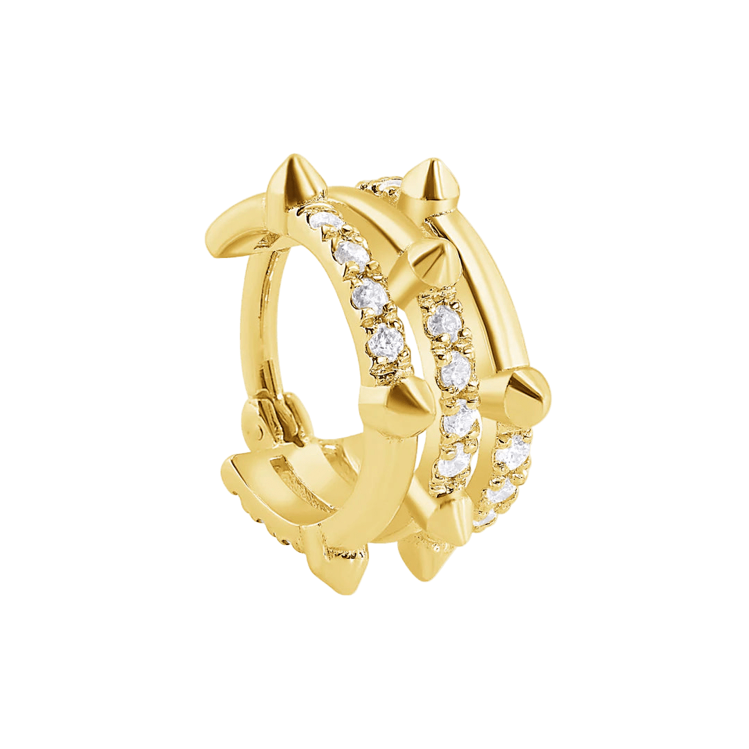 Macy Clicker – 14K & 18K Gold - piercing - zone.com