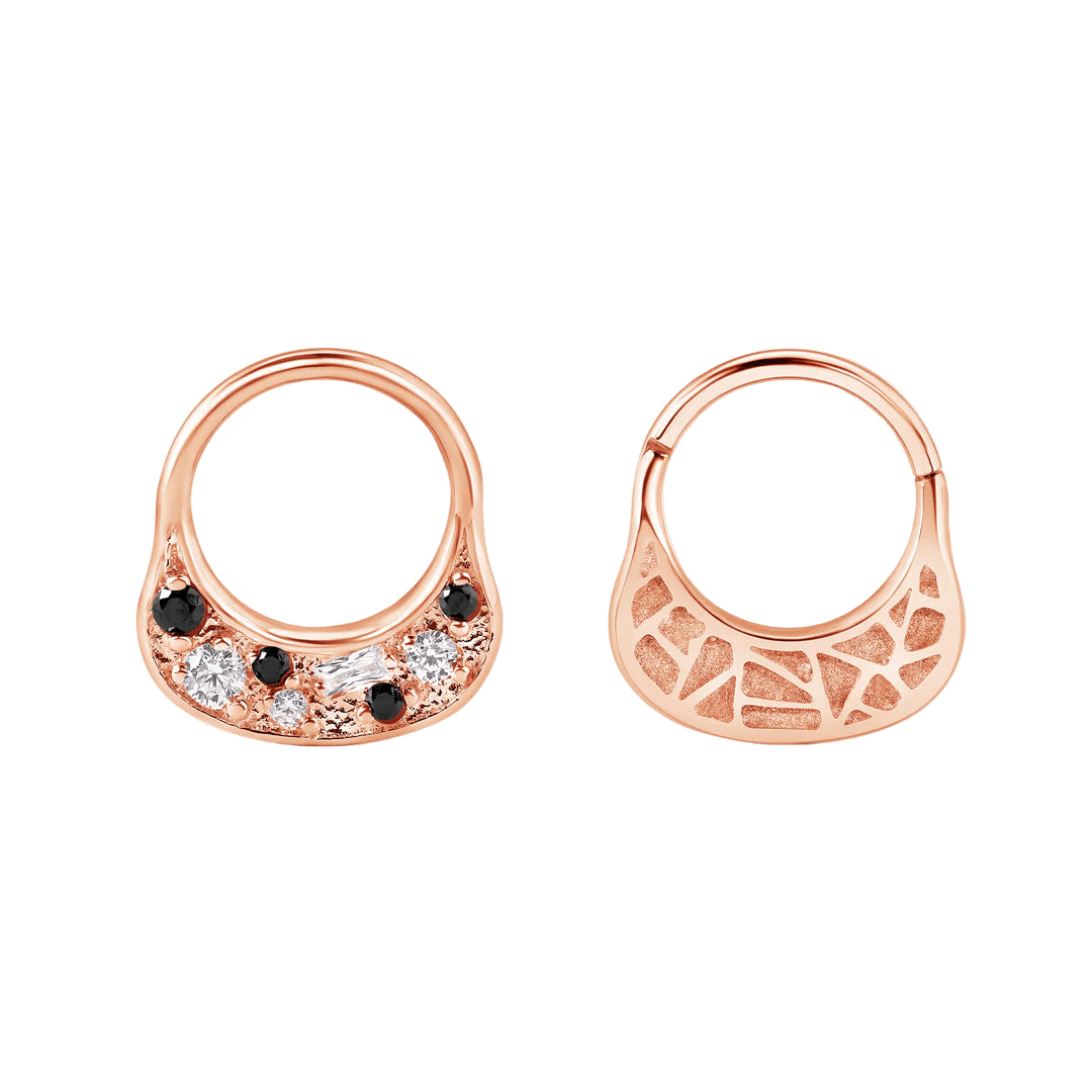 Mady’s Pursy Double - Sided Clicker – 14K & 18K Gold - piercing - zone.com