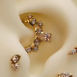 Malena Straight Clicker – 14K & 18K Gold - piercing - zone.com