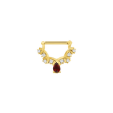 Malena Straight Clicker – 14K & 18K Gold - piercing - zone.com