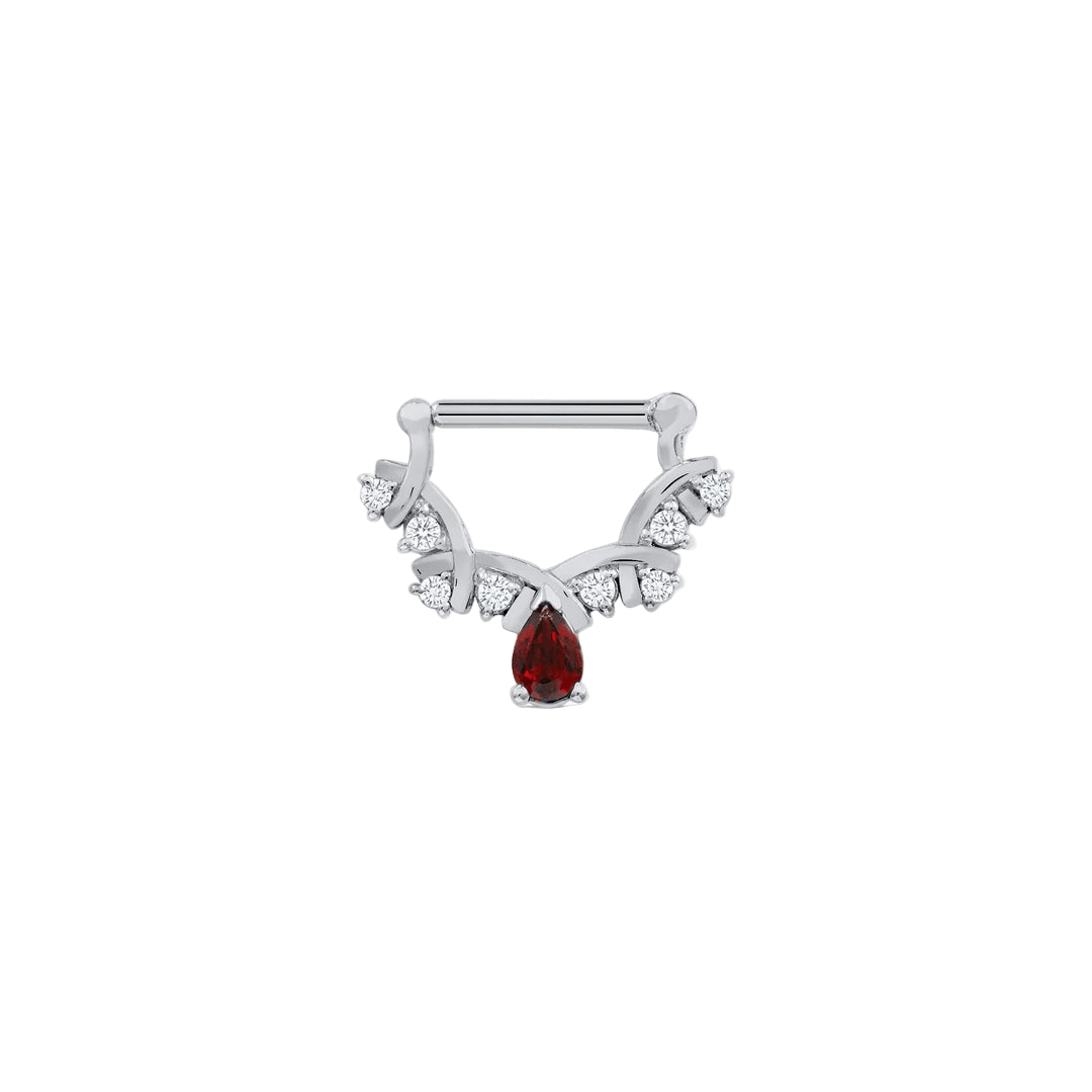 Malena Straight Clicker – 14K & 18K Gold - piercing - zone.com
