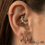 Malena Straight Clicker – 14K & 18K Gold - piercing - zone.com