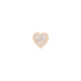 Marbella Heart Mother of Pearl – 14K Gold Threadless End - piercing - zone.com