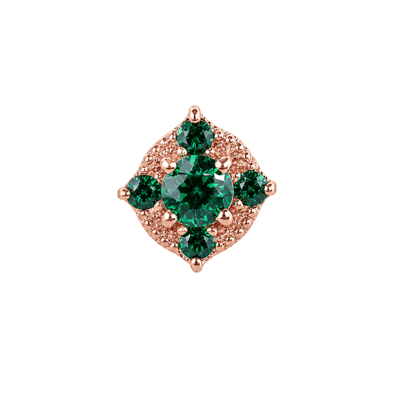 Mari – 14K Gold Threadless/Threaded End - piercing-zone.com