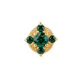 Mari – 14K Gold Threadless/Threaded End
