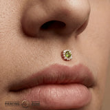 Marianna – 14K Gold Threadless/Threaded End - piercing - zone.com