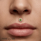 Marianna – 14K Gold Threadless/Threaded End - piercing - zone.com