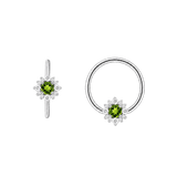 Marianna Seamless Ring – 14K Gold Tiered Gem Halo & Centerpiece Design - piercing-zone.com