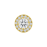 Marlena – 14K/18K Gold Multi - Stone Cluster Threadless End - piercing - zone.com