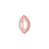 Marquis – 14K Gold Scalloped Birthstone Threadless End - piercing - zone.com