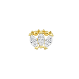 Marquise Beauty Small – 14K/18K Gold Threadless End - piercing - zone.com