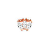 Marquise Beauty Small – 14K/18K Gold Threadless End - piercing - zone.com